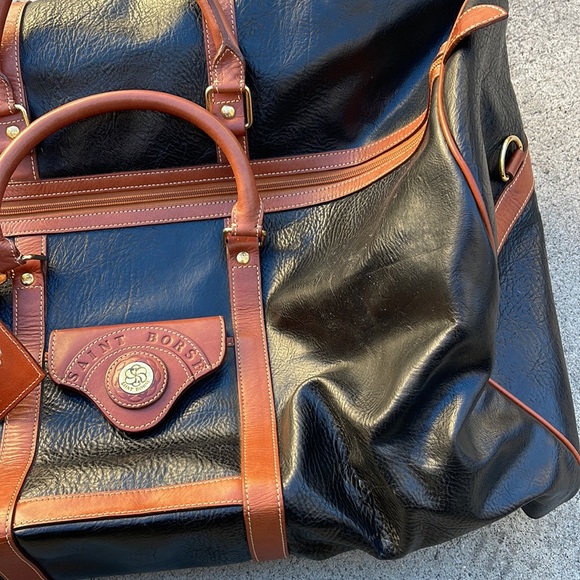 VTG Saint Borse weekender duffle travel bag No shoulder strap - Picture 6 of 14